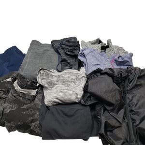 Reebok Assorted Activewear Bundle Sz Small Leggings Shorts Tops Sweater Jacket